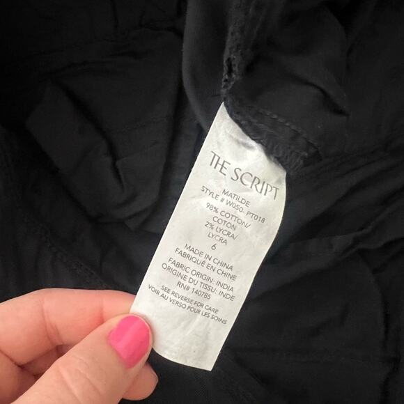 The Script Navy Blue Matilde Pants Size 6 - Picture 6 of 9